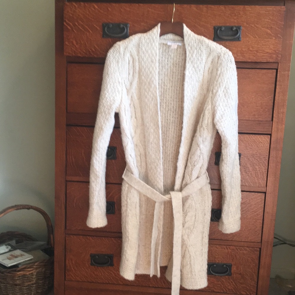 Ann Taylor LOFT small long sweater